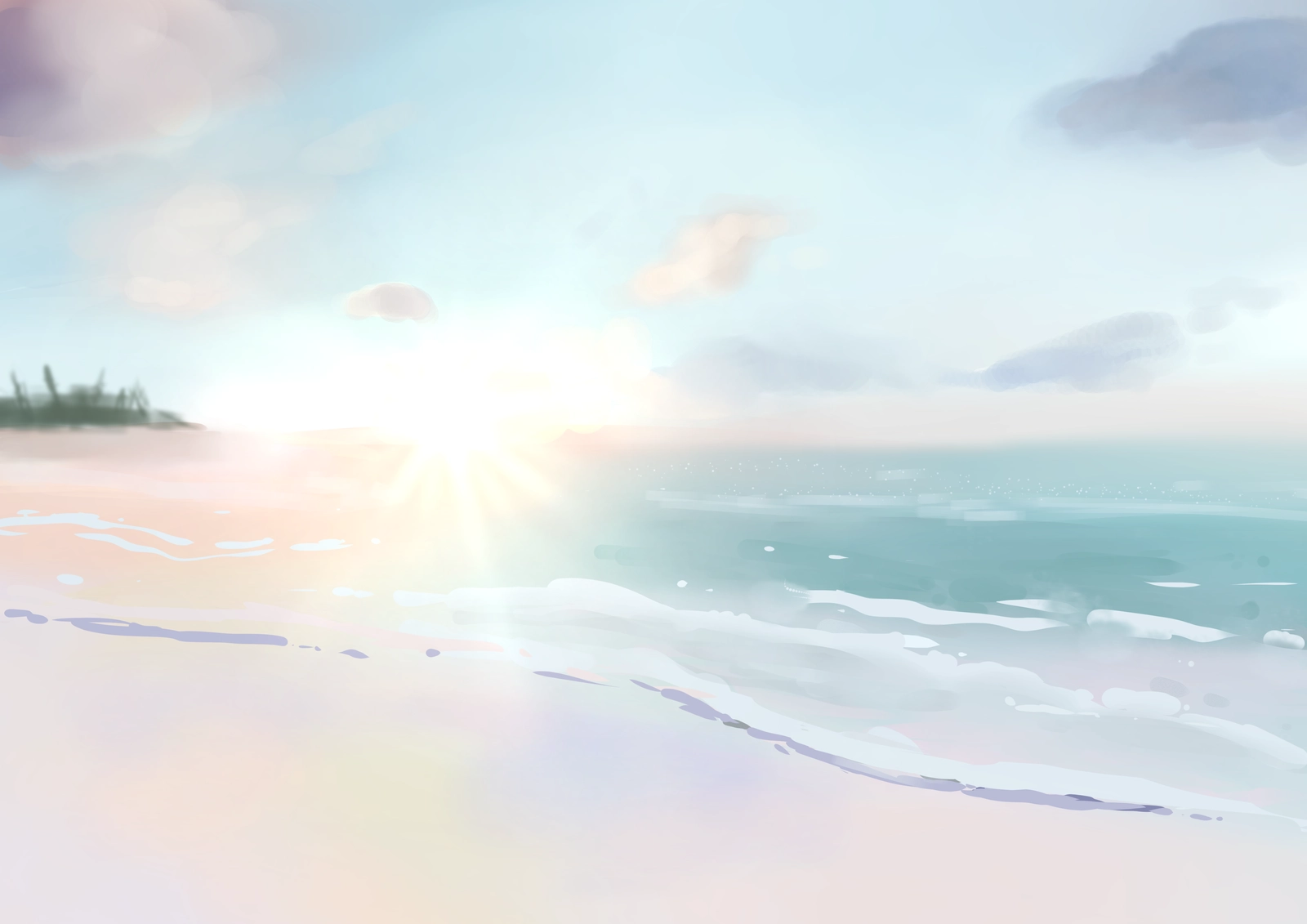 Sun Beach illustration